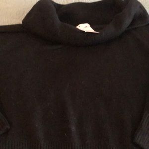 NWT Size Medium H & M Black Cowl Neck Sweater